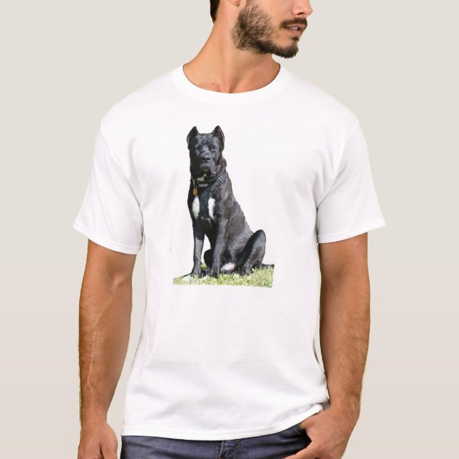 Camiseta Cachorro Grande Sentado (Frente)