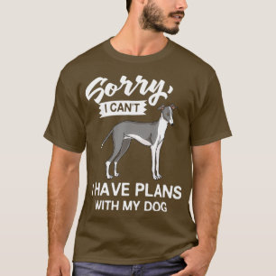Camiseta Cachorro Greco Italiano Drenado Dono de Cachorros