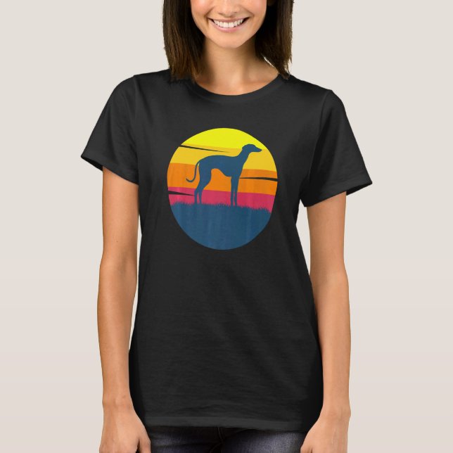 Camiseta Cachorro Greyhound Windhound Raça 2 (Frente)