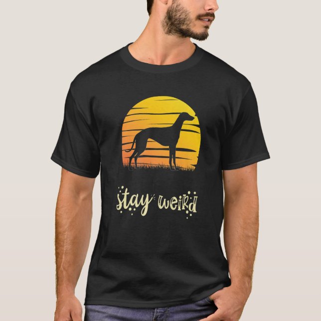 Camiseta Cachorro Greyhound Windhound Raça 42 (Frente)