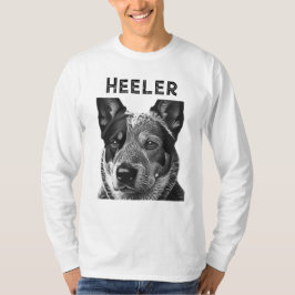 Camiseta Cachorro Heeler Azul