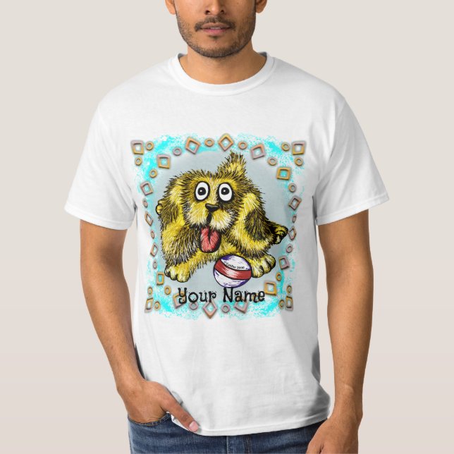 Camiseta Cachorro Hora de Brincar (Frente)