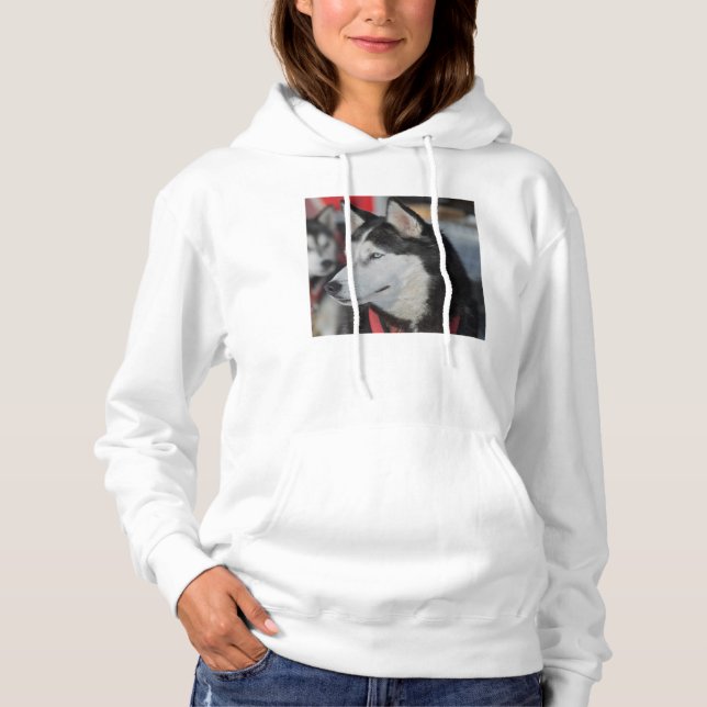 Camiseta Cachorro Husky antes de uma corrida, Canadá (Frente)