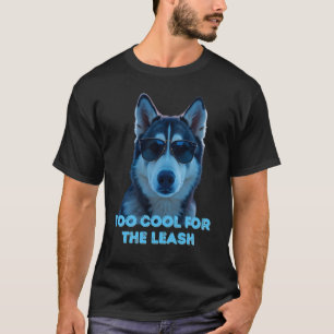 Camiseta Cachorro Husky Engraçado - Tarja é Pra Ca