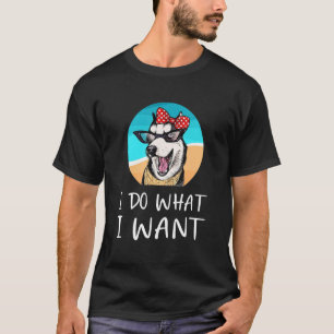 Camiseta Cachorro Husky Siberiano Eu Faço O Que Eu Quero 2
