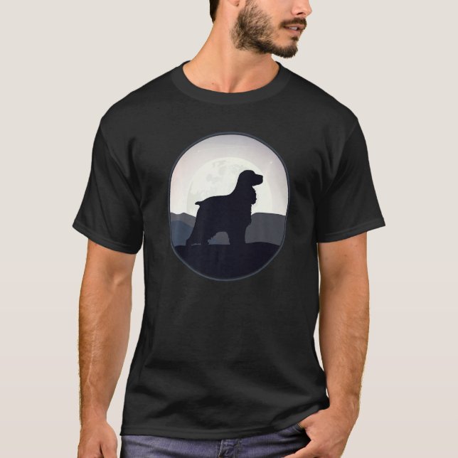 Camiseta Cachorro Inglês de Cocker Spaniel Breed 75 (Frente)
