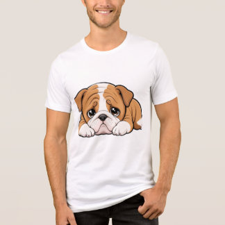 Camiseta Cachorro Inglês RaBUGo Puppy - Triste Bulldog