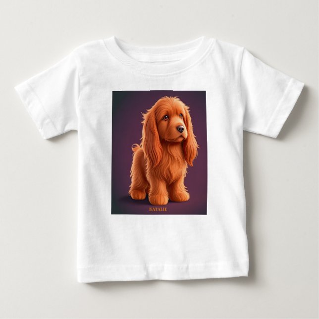 Camiseta Cachorro Irlandês Cachorro (Frente)
