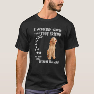 Camiseta Cachorro italiano Griffon Mãe Bracco Spinoso Pai,