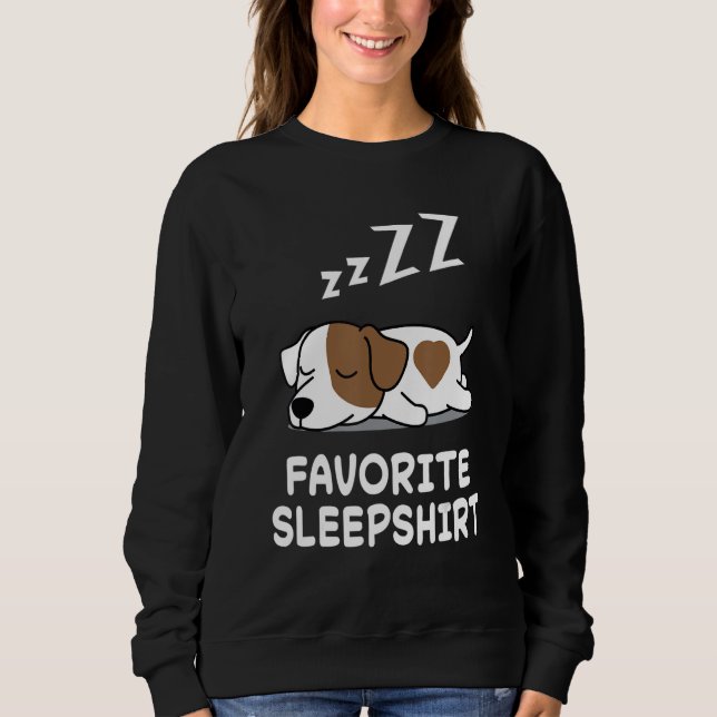 Camiseta Cachorro Jack Russell Terrier Nap Dormindo Pajama (Frente)