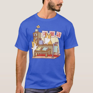 Camiseta Cachorro japonês bonito Pai mãe