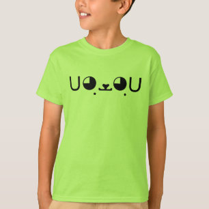 Camiseta Cachorro Japonês Kawaii Emoticon Fofinho