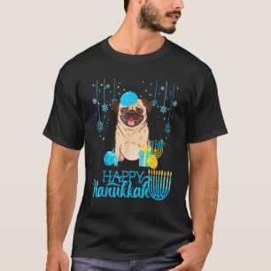Camiseta Cachorro Judeu Menorah Hanukkah Pajamas Chanukah P