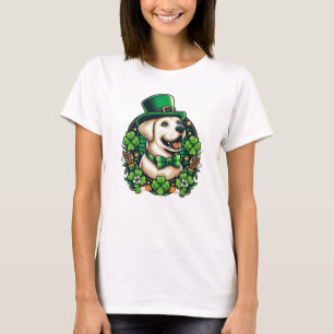 Camiseta Cachorro Justo do Dia de São Patrício