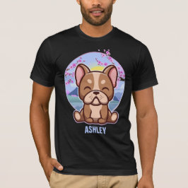 Camiseta Cachorro Kawaii, Cachorro-Presente Francês Pet