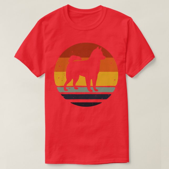 Camiseta Cachorro Klee Kai Retro Vintage448 patas (Frente do Design)
