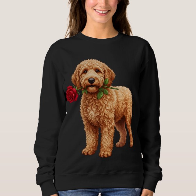 Camiseta Cachorro Labradoodle Fofo (Frente)
