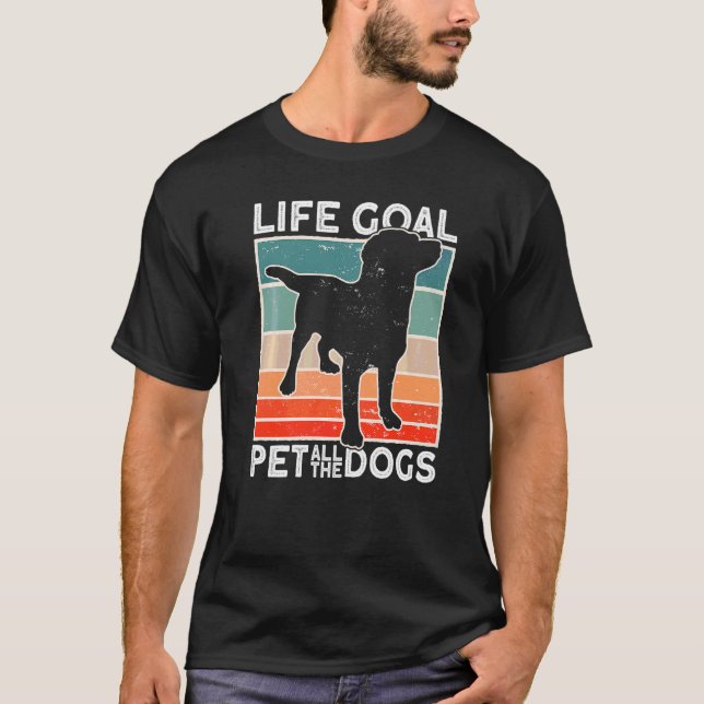 Camiseta Cachorro Labrador Acessórios Gol-Vida Pet Todo Cão (Frente)