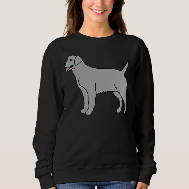 Camiseta Cachorro Labrador de Cinzas Leves (Frente)