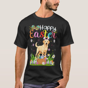 Camiseta Cachorro Labrador Retriever Caça ao Ovo de Páscoa