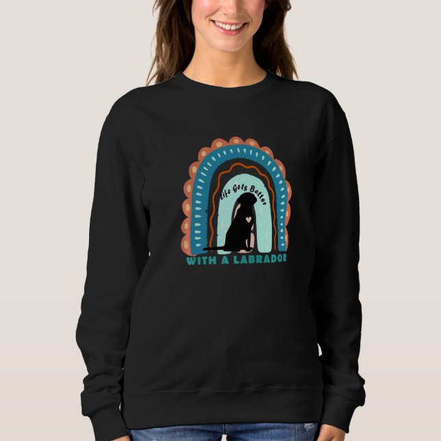 Camiseta Cachorro Labrador Retriever Com Arco-Íris Padroniz (Frente)