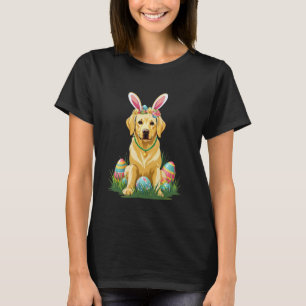 Camiseta Cachorro Labrador Retriever com Orelhas de Coelho