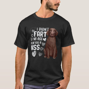 Camiseta Cachorro Labrador Retriever   Cuco Pé Deu Beijo