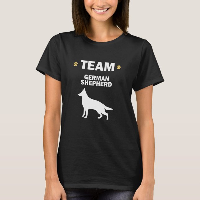 Camiseta Cachorro Legal de German shepherd de Equipe (Frente)