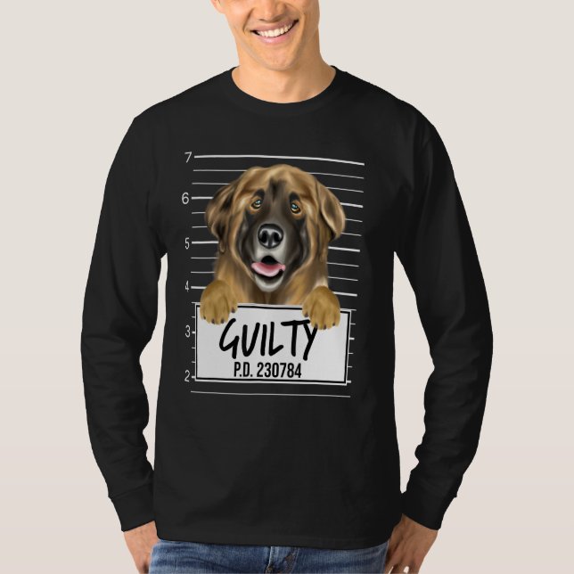 Camiseta Cachorro Leonberger FotoGuilty (Frente)
