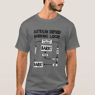 Camiseta Cachorro Lógico, Dog Gift Idea, Engraçado Australi