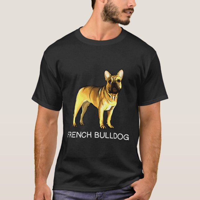 Camiseta Cachorro Louco Francês (Frente)