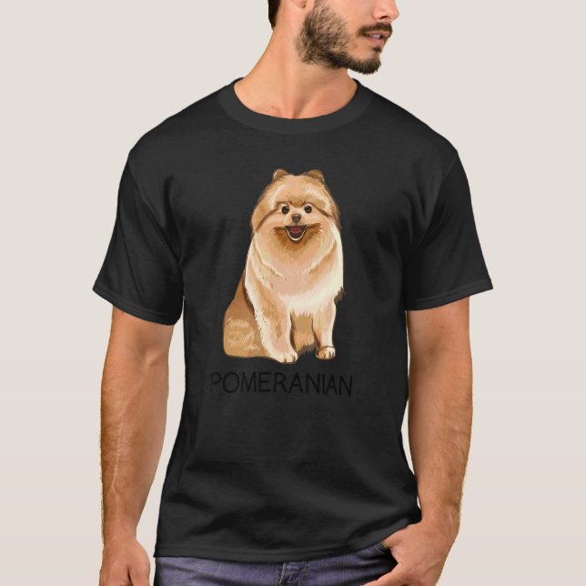 Camiseta Cachorro Louco Pomerânia (Frente)