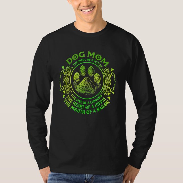 Camiseta Cachorro Mãe A Alma Da Rua De Pata De Cachorro Eng (Frente)