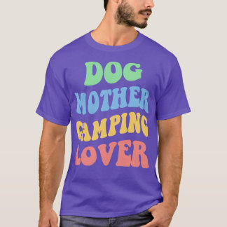 Camiseta Cachorro-mãe acampando Lover IV
