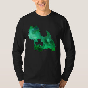 Camiseta Cachorro Mãe Cachorro Dia de São Patrício Westie M