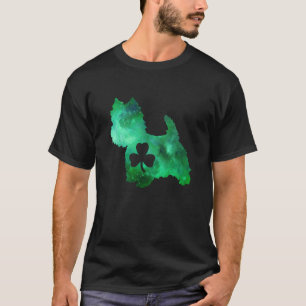 Camiseta Cachorro Mãe Cachorro Dia de São Patrício Westie M