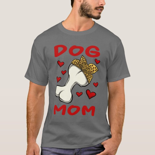 Camiseta Cachorro Mãe Cachorro Proprietário Cachorro Cachor (Frente)