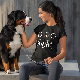 Camiseta Cachorro Mãe Cute Bernese Mountain