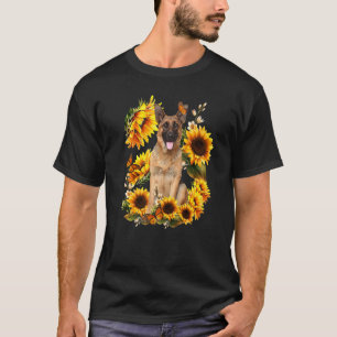 Camiseta Cachorro Mãe Dia de as mães German shepherd de gir