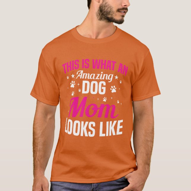 Camiseta Cachorro Mãe dizendo amigos (Frente)