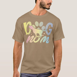 Camiseta Cachorro Mãe Engraçado Para Cachorros Adora Vintag