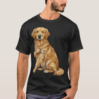Camiseta Cachorro Mãe Eu Amo Golden Retriever