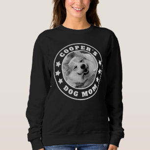 Camiseta Cachorro Mãe foto personalizada negra
