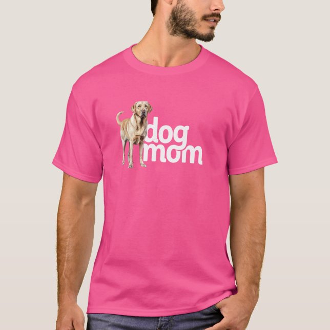 Camiseta Cachorro Mãe Labrador (Frente)