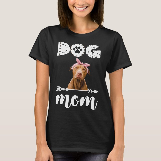 Camiseta Cachorro Mãe Labrador Retriever Mãe (Frente)