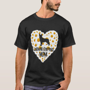 Camiseta Cachorro Mãe No Amor Flores Brancas De Margarida A