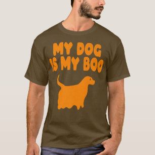 Camiseta Cachorro Mãe Pai Halloween Engraçado É Meu Boo 185