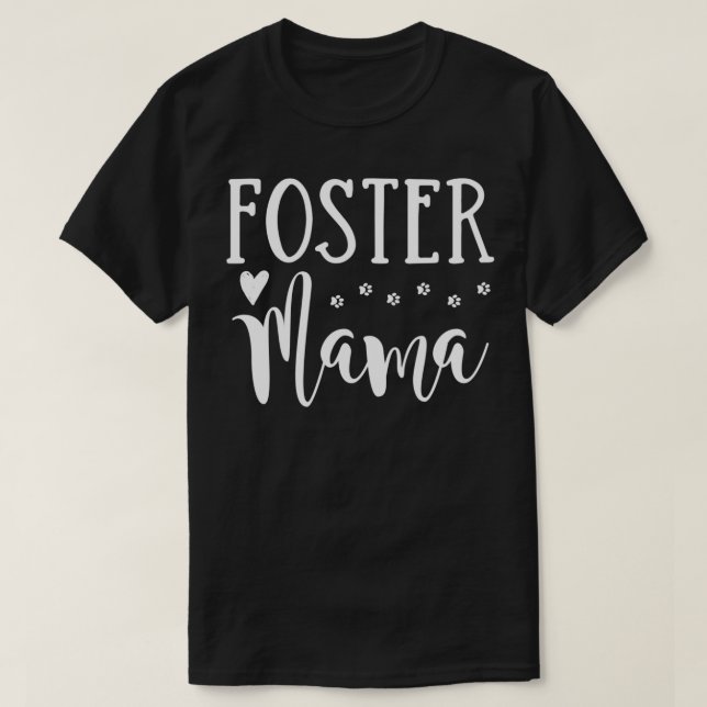 Camiseta Cachorro Mãe, Pet De Salvamento Bonito Mama Pullov (Frente do Design)