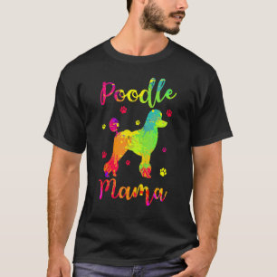 Camiseta Cachorro Mãe Poodle Engraçado Criadores de Raça de