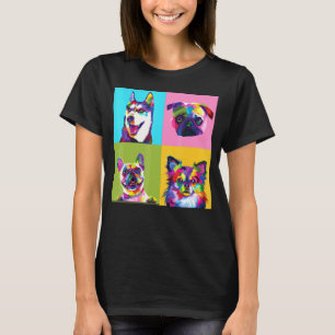 Camiseta Cachorro Mãe Pug Husky Chihuahua Pitbull Colorido